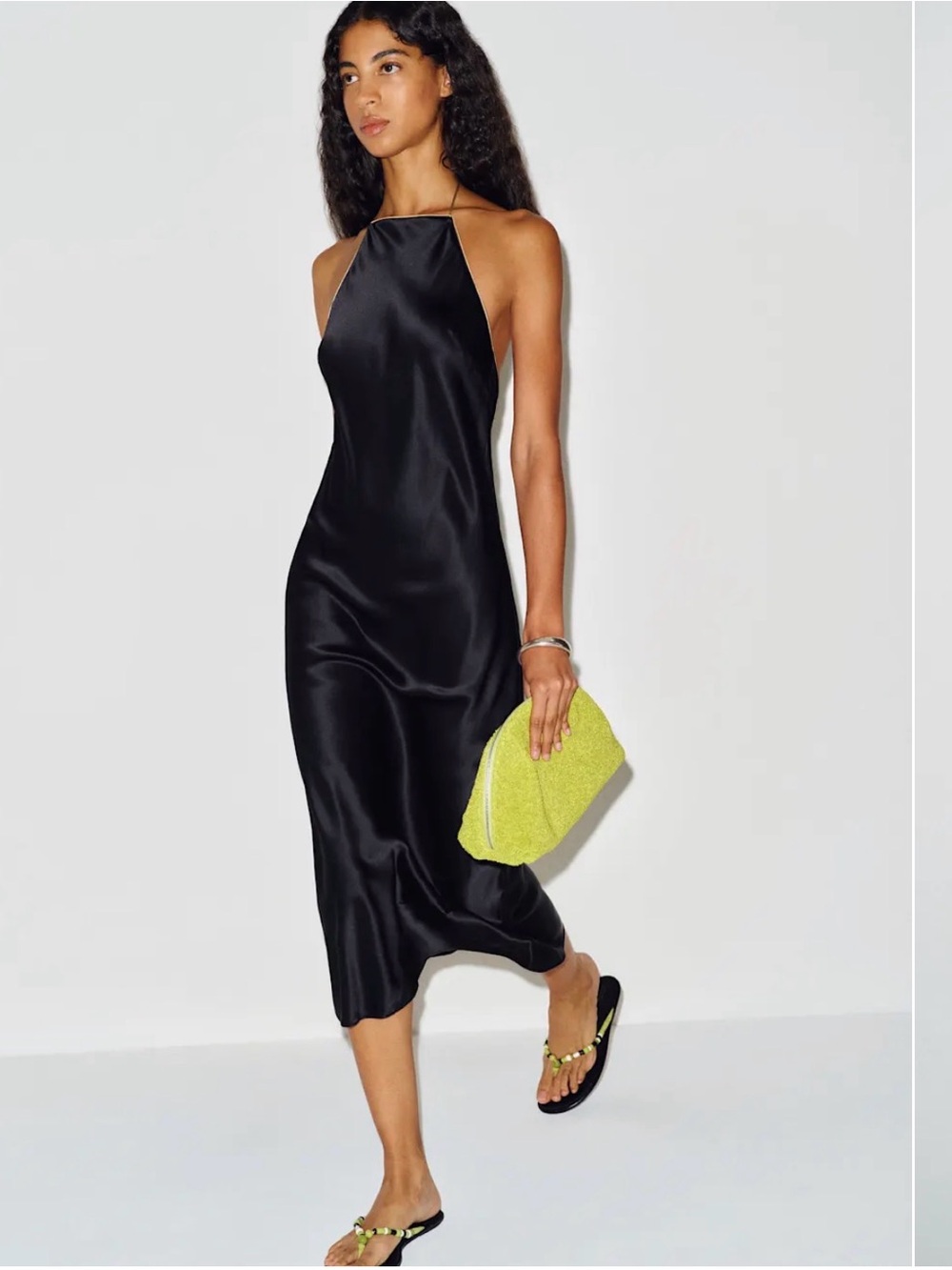Reformation Maripaz Silk Dress Black - Size XS